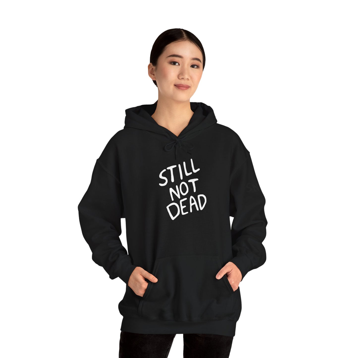 "Still Not Dead" Unisex Gildan Heavy Blend™ Hooded Sweatshirt - Black