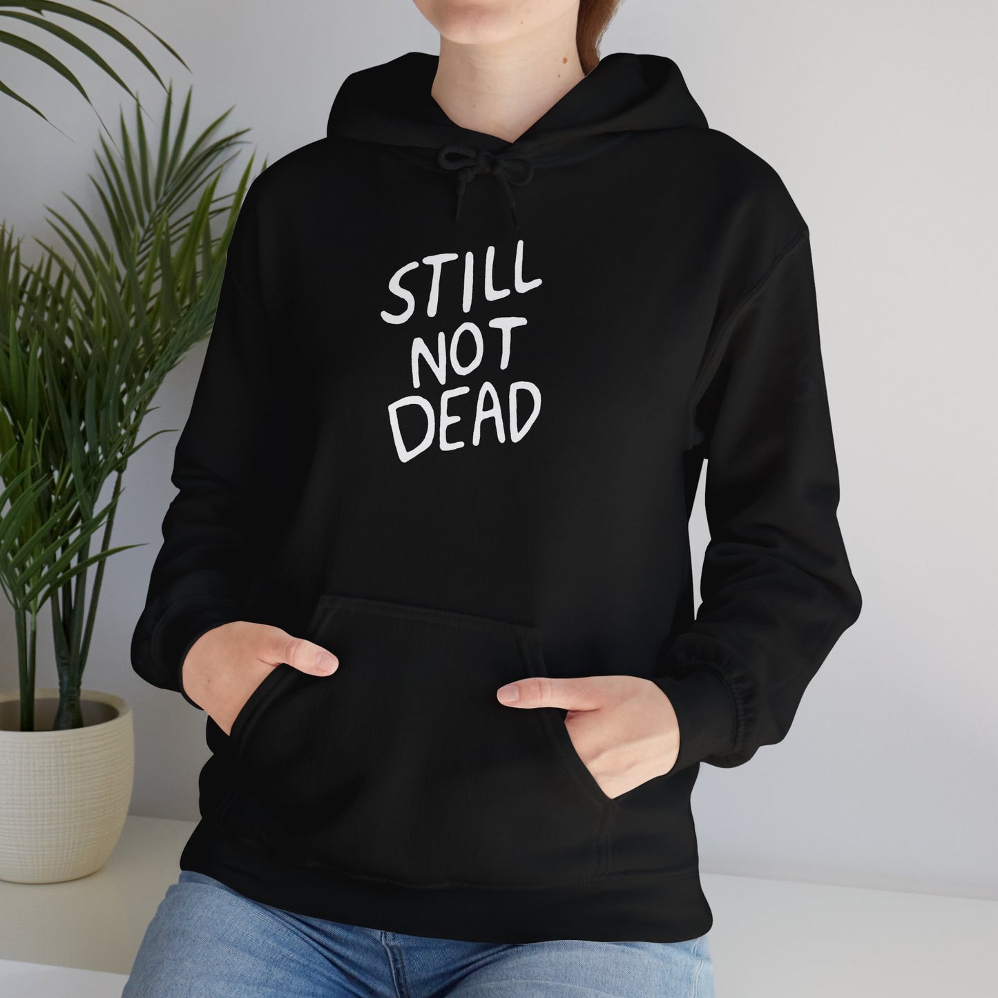 "Still Not Dead" Unisex Gildan Heavy Blend™ Hooded Sweatshirt - Black